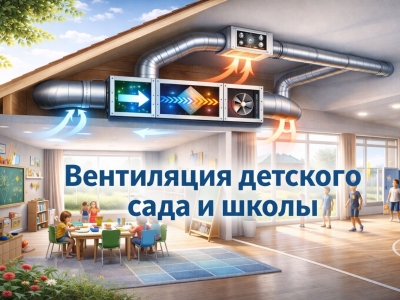 Вентиляция детского сада и школы