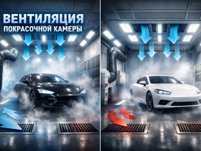 Вентиляция покрасочной камеры