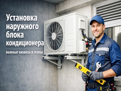 Установка наружного блока кондиционера: важные нюансы и этапы