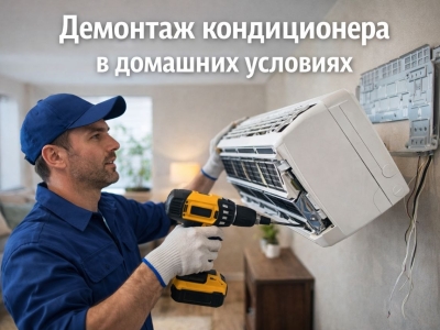Демонтаж кондиционера в домашних условиях