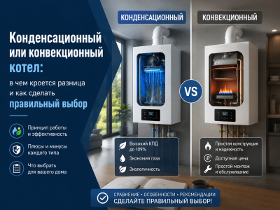 Конденсационный или конвекционный котел: в чем кроется разница и как сделать правильный выбор