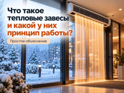 Что такое тепловые завесы и какой у них принцип работы