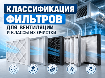 Классификация фильтров для вентиляции и классы их очистки
