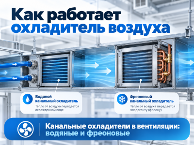 Как работает охладитель воздуха