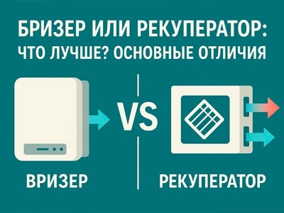 Бризер или рекуператор: что лучше? Основные отличия