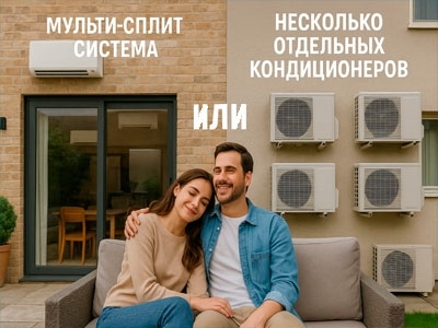 Что лучше: мульти-сплит система или несколько отдельных кондиционеров?