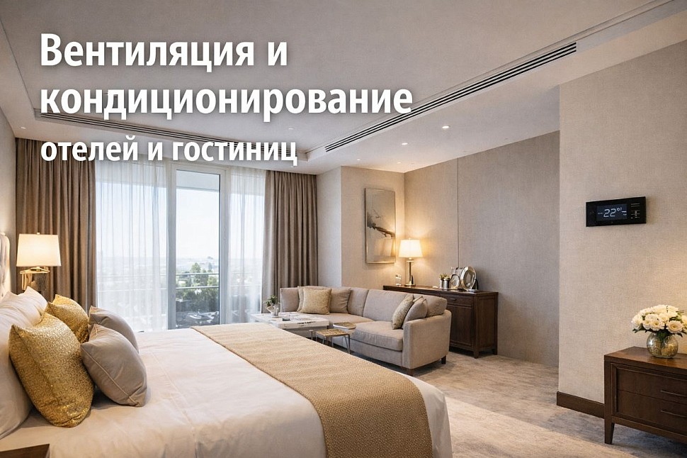 Вентиляция и кондиционирование отелей и гостиниц