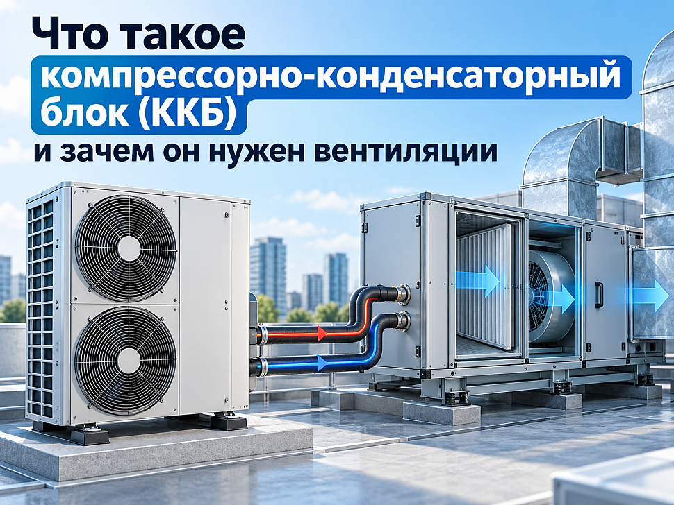 Что такое компрессорно-конденсаторный блок (ККБ) и зачем он нужен вентиляции Что такое компрессорно-конденсаторный блок (ККБ) и зачем он нужен вентиляции