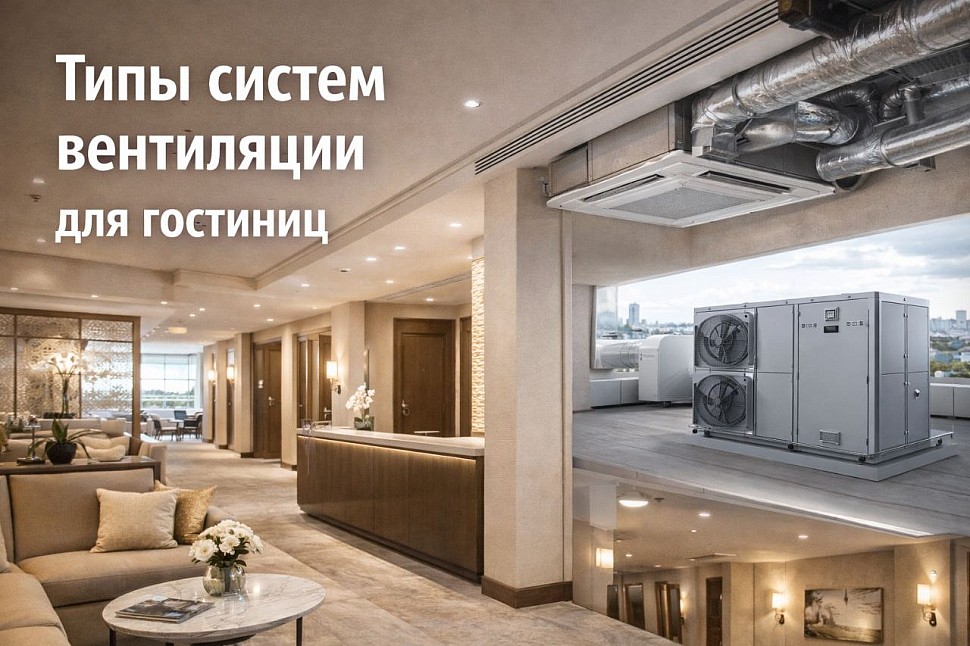 Типы систем вентиляции для гостиниц