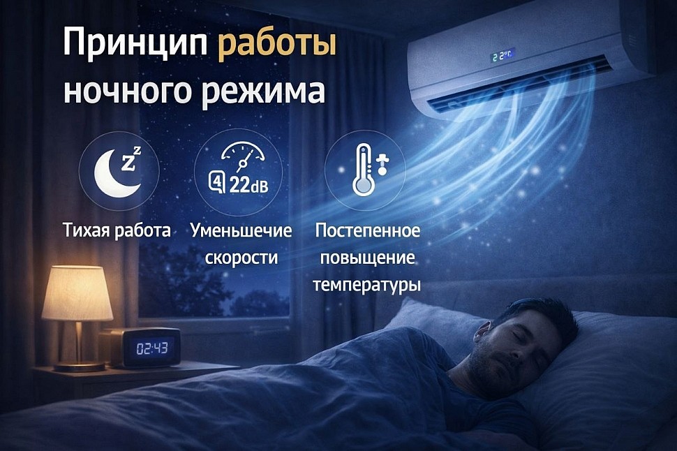 Ночной режим работы кондиционера – что это такое и лучшие кондиционеры с ночным режимом
