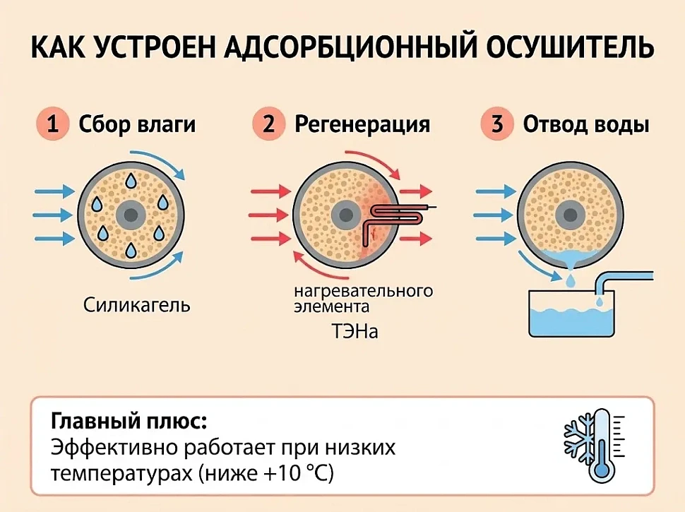 Адсорбционные осушители Адсорбционные осушители