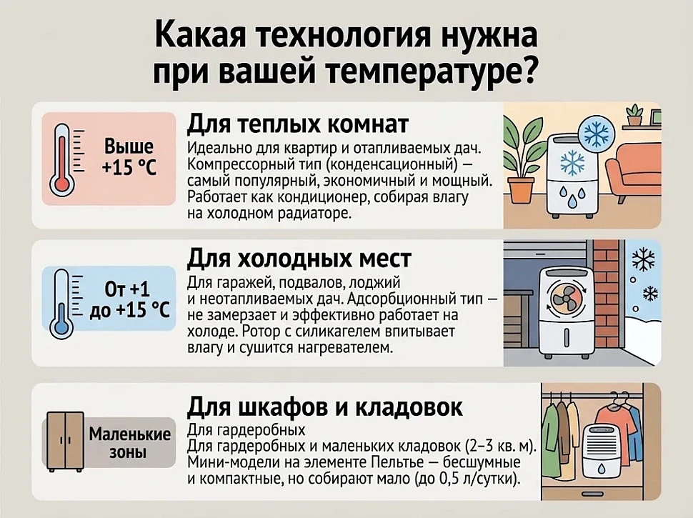 Какая технология нужна при вашей температуре