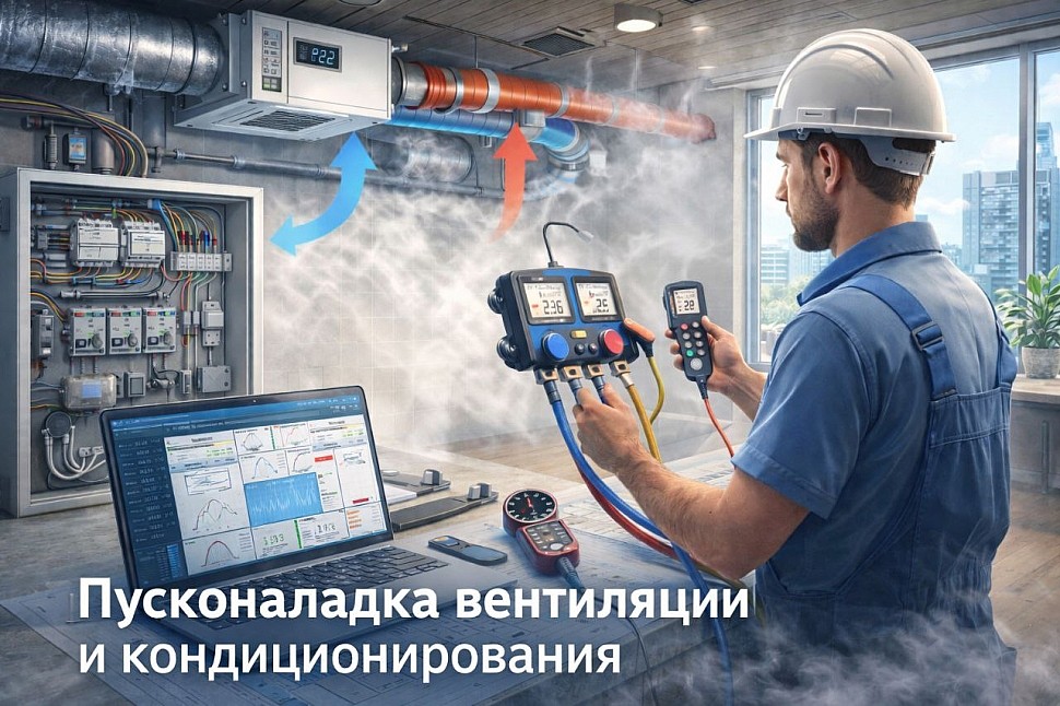 Пусконаладка вентиляции и кондиционирования