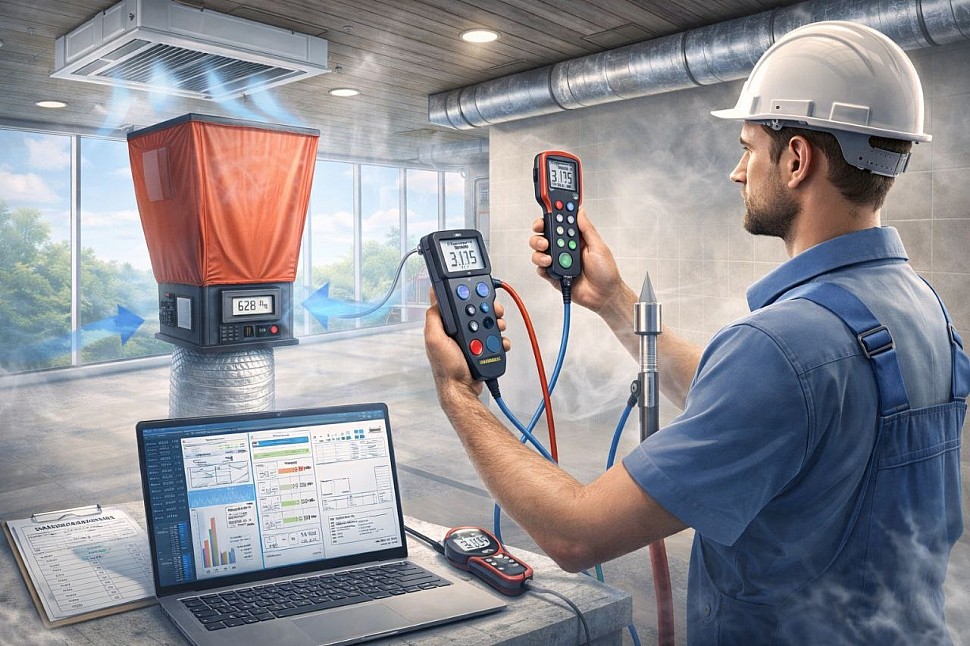 Аэродинамические испытания и балансировка воздушных потоков