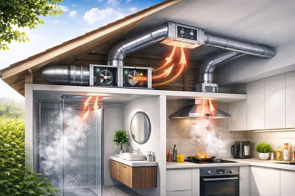 Вытяжная вентиляция: удаляем все лишнее