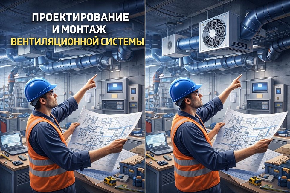 Проектирование и монтаж вентиляционной системы