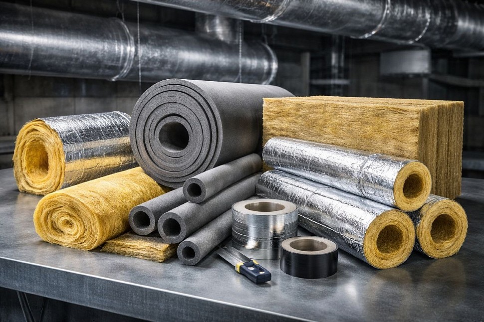 Материалы для утепления воздуховодов: выбираем подходящий вариант