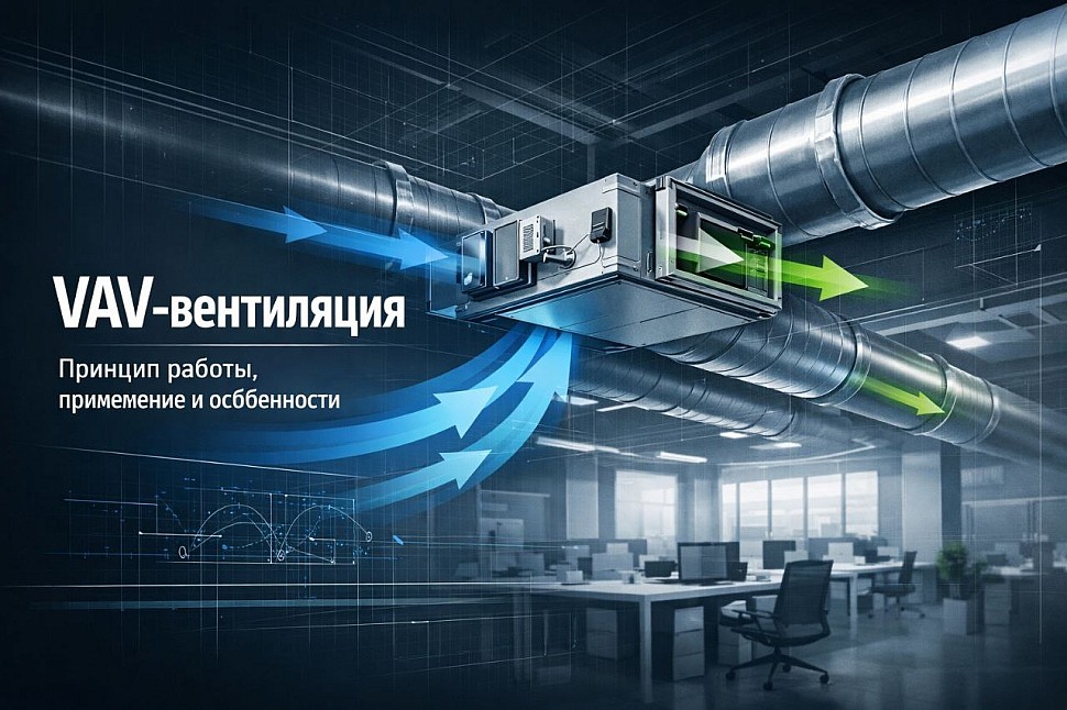 VAV-вентиляция: принцип работы, применение и особенности VAV-вентиляция: принцип работы, применение и особенности