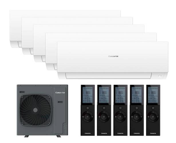 Мульти сплит-система Casarte 5 x CAS25CX1/R3-W / 5U125CM1/R3