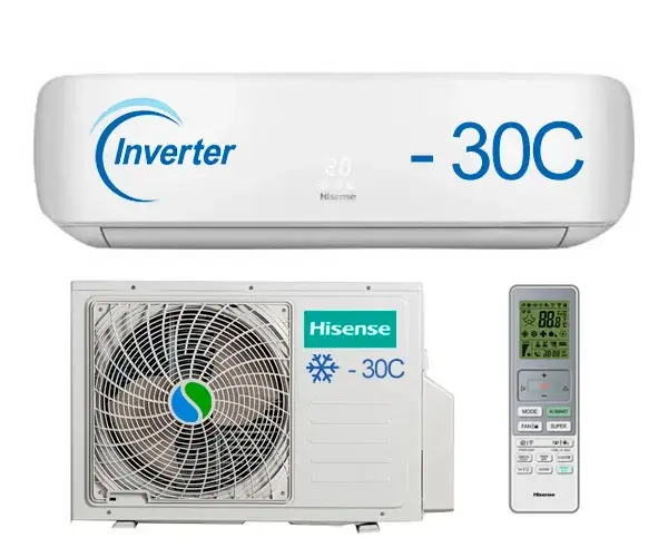 Кондиционер Hisense AS-10HR4SYDTG5 с зимним комплектом - 30 С. Кондиционер Hisense AS-10HR4SYDTG5 с зимним комплектом - 30 С.