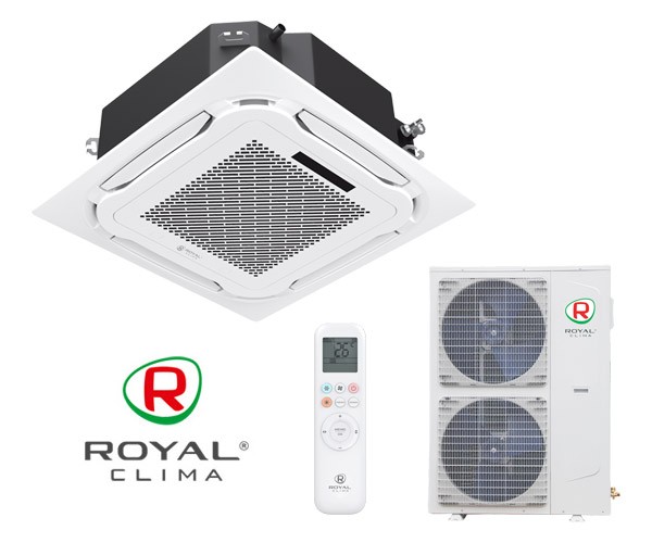 Кассетный кондиционер ROYAL CLIMA CO-4C 48HNXA / CO-E 48HNXA / pan8D2 Кассетный кондиционер ROYAL CLIMA CO-4C 48HNXA / CO-E 48HNXA / pan8D2
