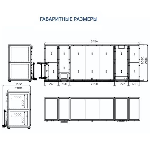 Приточно-вытяжная установка Turkov Hydra X 10000 W. Фото 5 Приточно-вытяжная установка Turkov Hydra X 10000 W. Фото 5