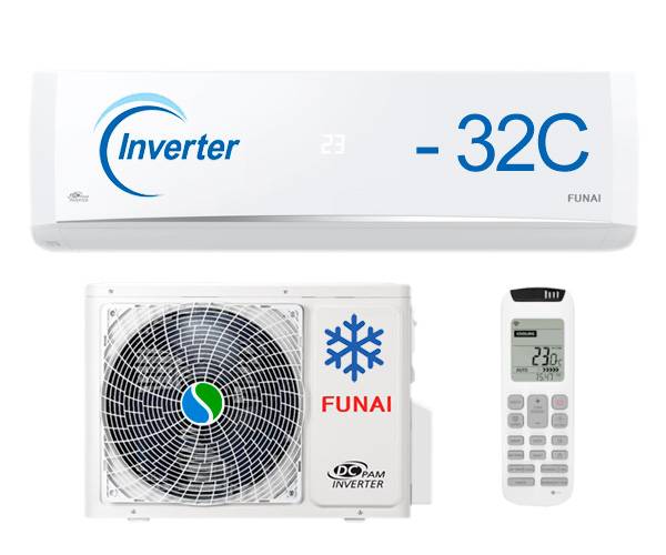 Инверторный кондиционер Funai RAC-I-SN75HP.D04 для серверных, с зимним комплектом до -32 С