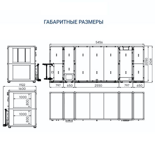 Приточно-вытяжная установка Turkov Hydra X 12500 W. Фото 5 Приточно-вытяжная установка Turkov Hydra X 12500 W. Фото 5