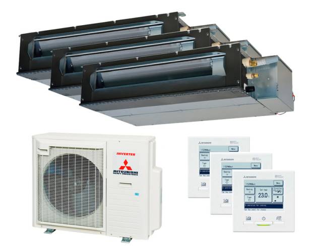 Мульти сплит-система Mitsubishi Heavy 3 x SRR25ZS-W / SCM71ZS-W Мульти сплит-система Mitsubishi Heavy 3 x SRR25ZS-W / SCM71ZS-W