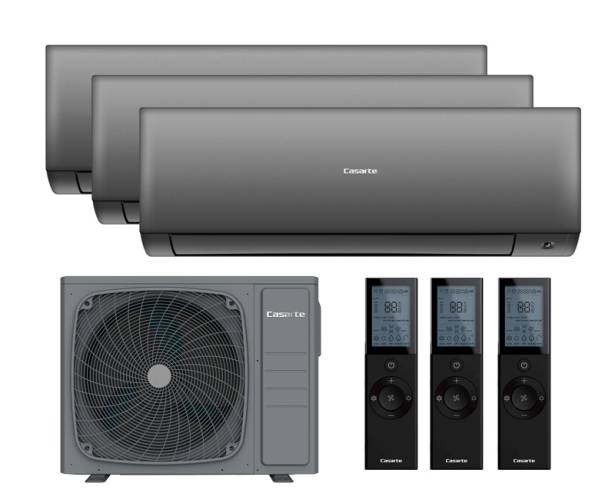 Мульти сплит-система Casarte 3 x CAS25CX1/R3-B / 3U70CM1/R3 Мульти сплит-система Casarte 3 x CAS25CX1/R3-B / 3U70CM1/R3