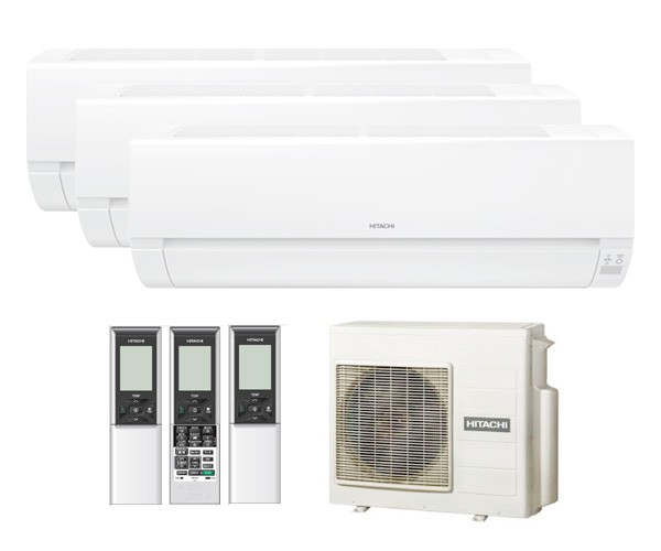 Мульти сплит-система Hitachi 3 x RAK-18RPE / RAM-53NP3E Мульти сплит-система Hitachi 3 x RAK-18RPE / RAM-53NP3E