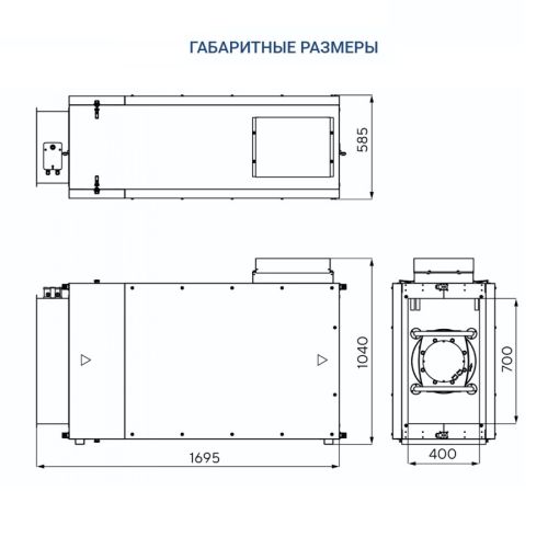 Приточная установка Turkov Capsule 4100 E 56-64 кВт. Фото 6