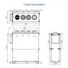 Приточно-вытяжная установка Turkov ZENIT HECO V 350 E (Steel)