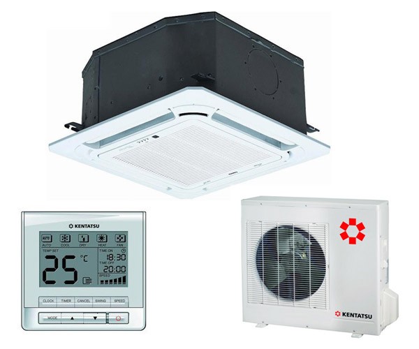 Кассетный кондиционер Kentatsu KSZTA35HFAN1 / KSUTA35HFAN1 / KPU65-D Кассетный кондиционер Kentatsu KSZTA35HFAN1 / KSUTA35HFAN1 / KPU65-D
