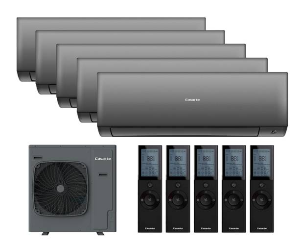 Мульти сплит-система Casarte 5 x CAS25CX1/R3-B / 5U105CM1/R3
