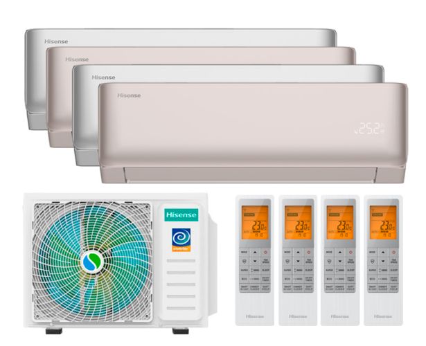 Мульти сплит-система Hisense 4 x AMS-09UW4RYCHD00(C,S) / AMW5-36U4RQC