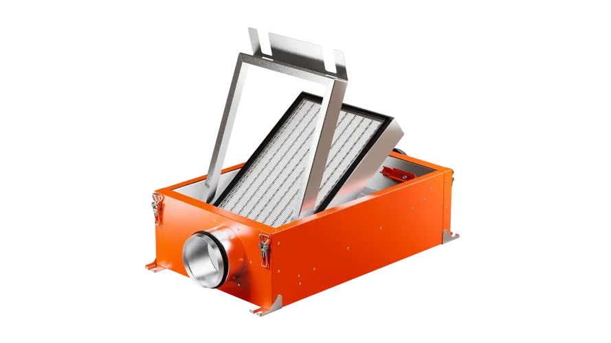 Канальный фильтр Ventmachine Оранж EPA. Фото 3 Канальный фильтр Ventmachine Оранж EPA. Фото 3