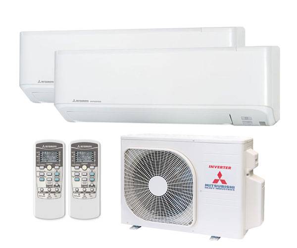 Мульти сплит-система Mitsubishi Heavy 2 x SKM20ZSP-W / SCM40ZS-W Мульти сплит-система Mitsubishi Heavy 2 x SKM20ZSP-W / SCM40ZS-W