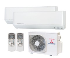 Мульти сплит-система Mitsubishi Heavy 2 x SKM20ZSP-W / SCM40ZS-W