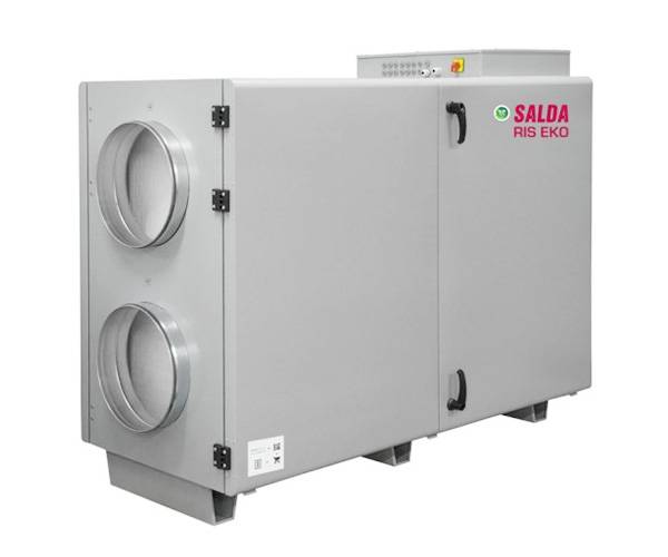 Приточно-вытяжная установка Salda RIS 1900 HW EKO 3.0 Приточно-вытяжная установка Salda RIS 1900 HW EKO 3.0