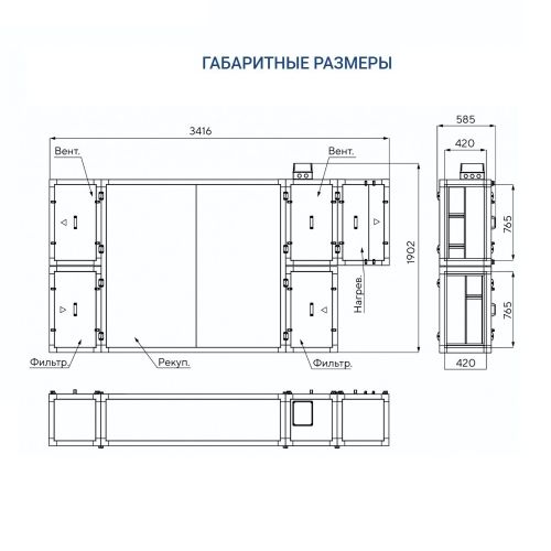 Приточно-вытяжная установка Turkov CRIOVENT S 2000 E. Фото 6