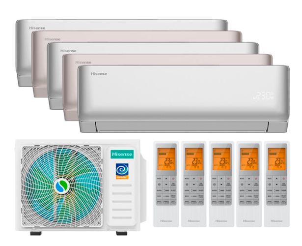 Мульти сплит-система Hisense 5 x AMS-09UW4RYCHD00(C,S) / AMW5-42U4RTA