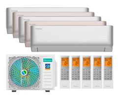 Мульти сплит-система Hisense 5 x AMS-09UW4RYCHD00(C,S) / AMW5-42U4RTA