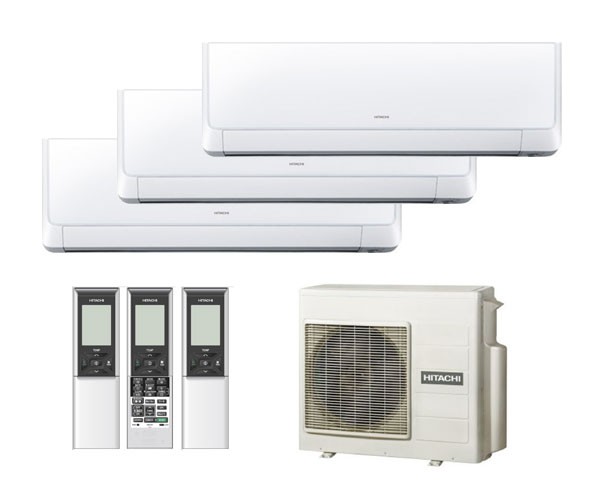 Мульти сплит-система Hitachi 3 x RAK-25RXE / RAM-68NP3E Мульти сплит-система Hitachi 3 x RAK-25RXE / RAM-68NP3E