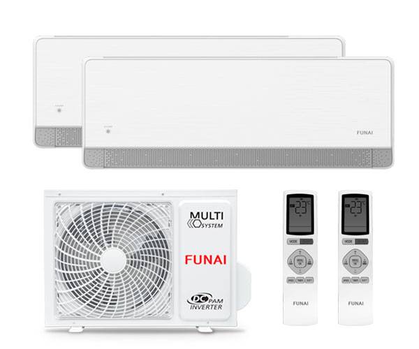 Мульти сплит-система Funai 2 x RAM-I-KMS25HP.W01/S / RAM-I-2OK40HP.01/U Мульти сплит-система Funai 2 x RAM-I-KMS25HP.W01/S / RAM-I-2OK40HP.01/U