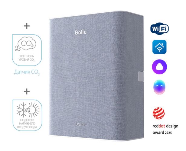 Приточная установка Ballu ONEAIR ASP-100M