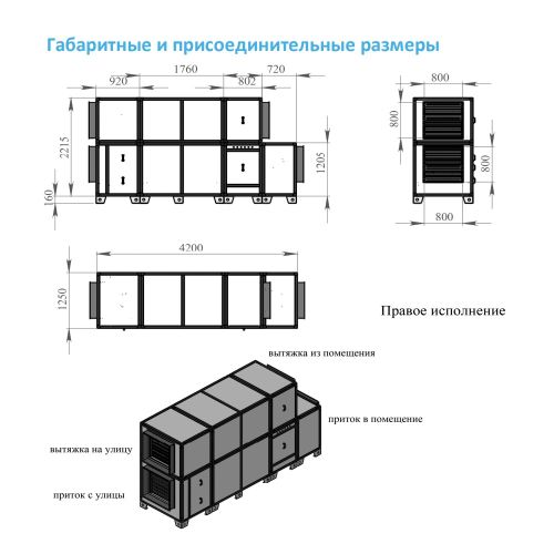 Приточно-вытяжная установка с рекуператором Breezart 8000-C Lux RP PB. Фото 6 Приточно-вытяжная установка с рекуператором Breezart 8000-C Lux RP PB. Фото 6