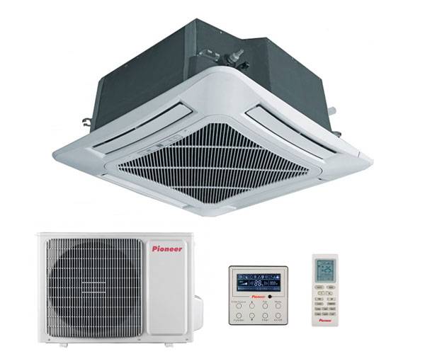 Кассетный кондиционер Pioneer KFC24GV / KON24GV / TC04V Кассетный кондиционер Pioneer KFC24GV / KON24GV / TC04V