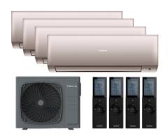Мульти сплит-система Casarte 4 x CAS25CX1/R3-G / 4U75CM1/R3