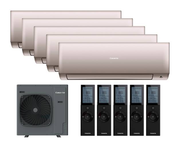 Мульти сплит-система Casarte 5 x CAS25CX1/R3-G / 5U105CM1/R3